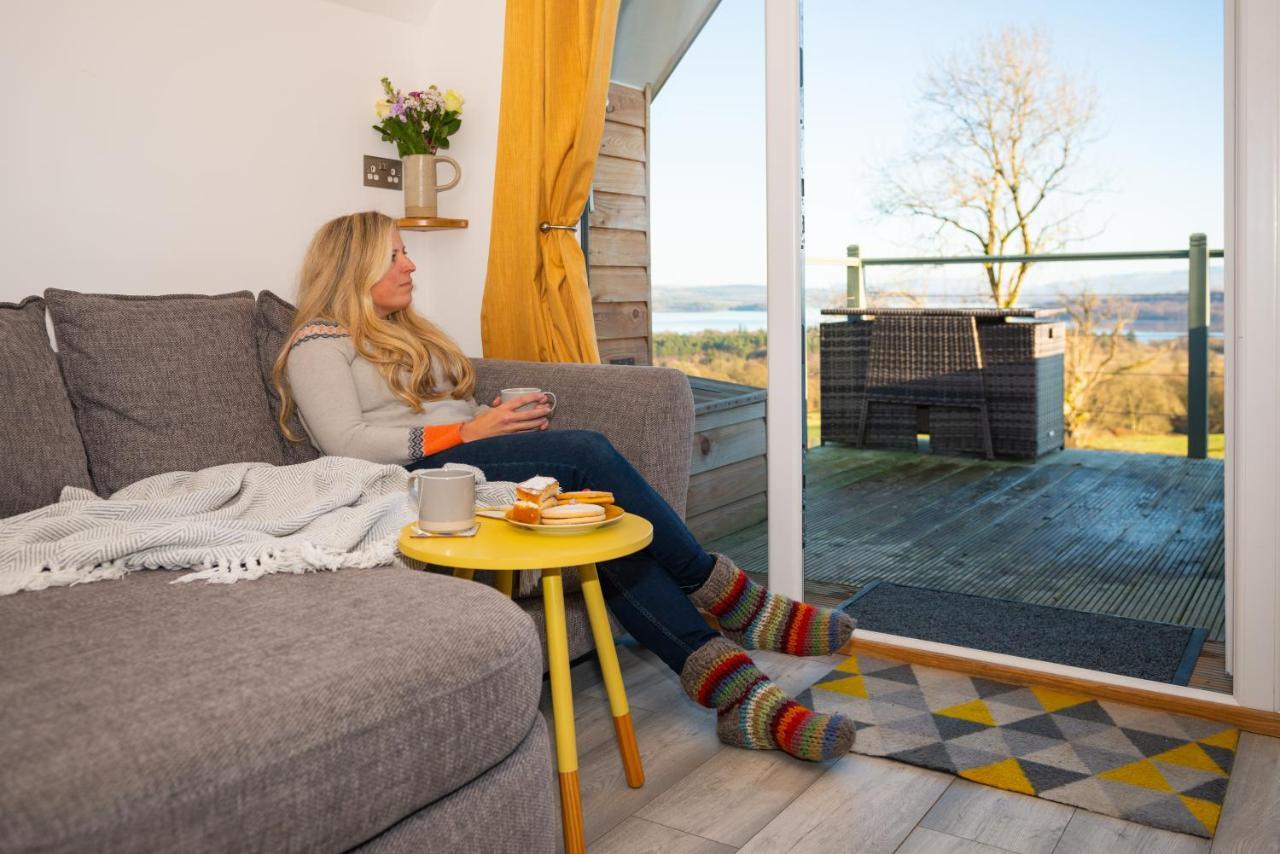 Bonnie Barns - Adults Only Luxury Lodges With Hot Tubs Luss Eksteriør billede