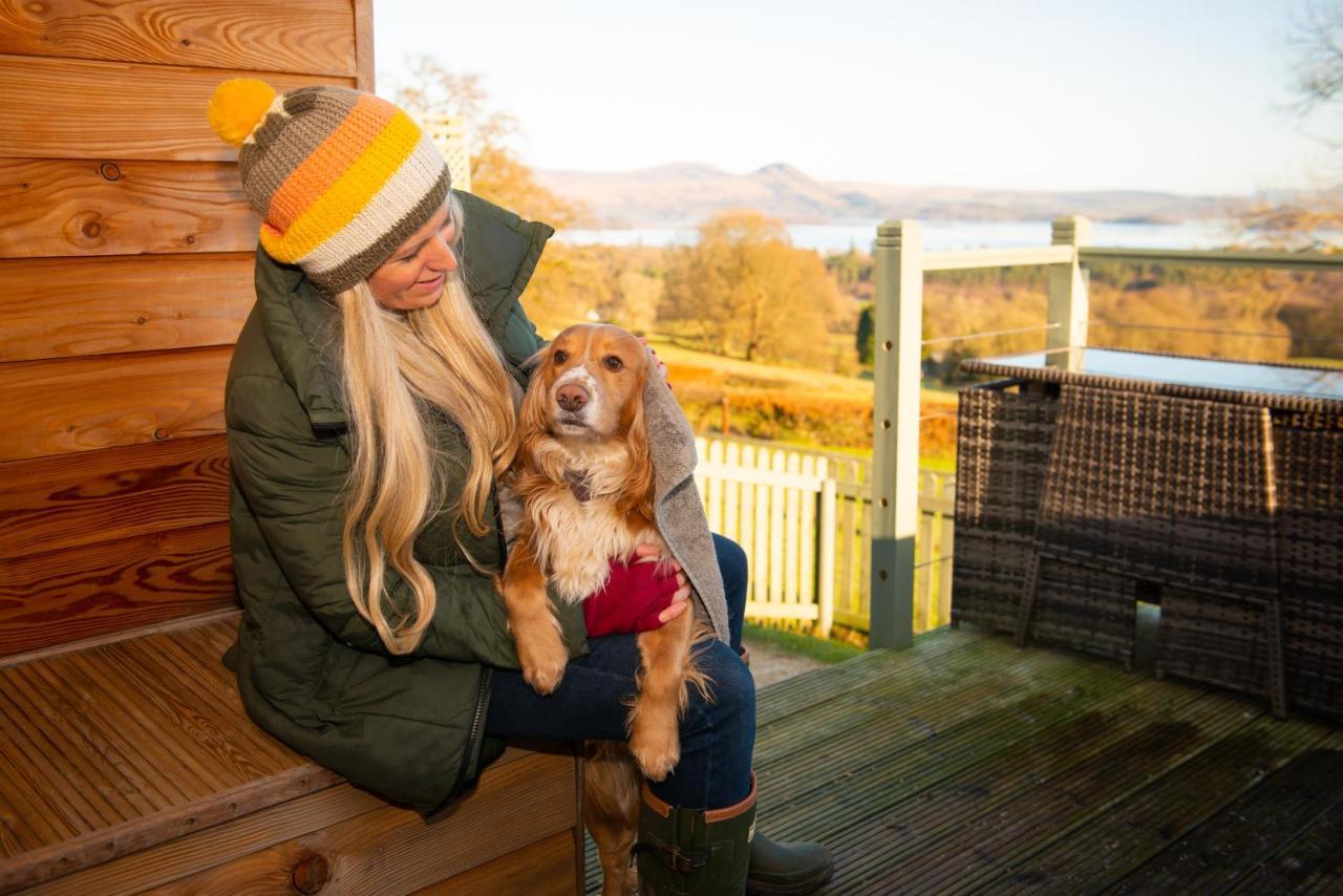 Bonnie Barns - Adults Only Luxury Lodges With Hot Tubs Luss Eksteriør billede