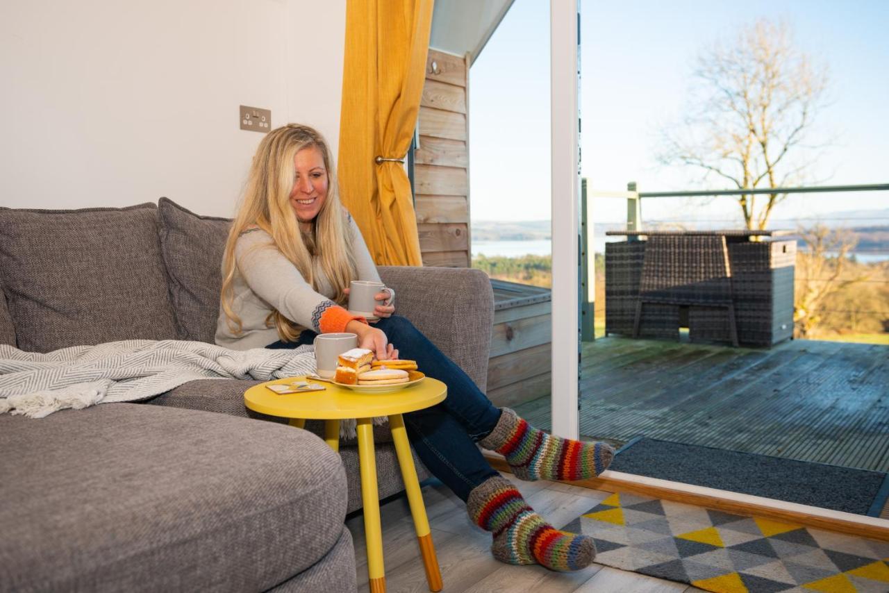 Bonnie Barns - Adults Only Luxury Lodges With Hot Tubs Luss Eksteriør billede