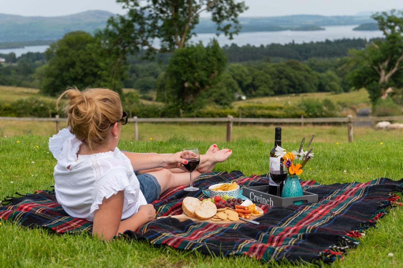 Bonnie Barns - Adults Only Luxury Lodges With Hot Tubs Luss Eksteriør billede