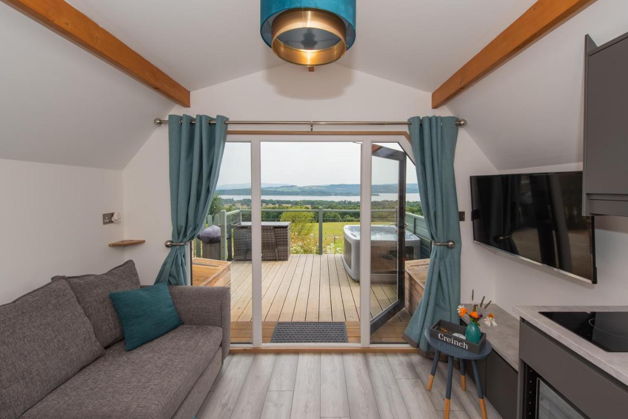 Bonnie Barns - Adults Only Luxury Lodges With Hot Tubs Luss Eksteriør billede